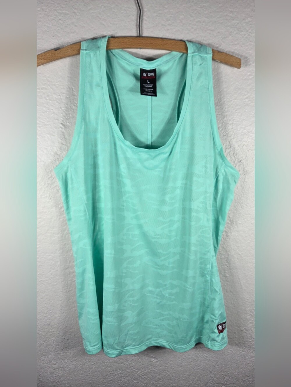 Tapout WWF Racerback Tank Top Mibt Gree Size Large Athletic Breathable Women's
